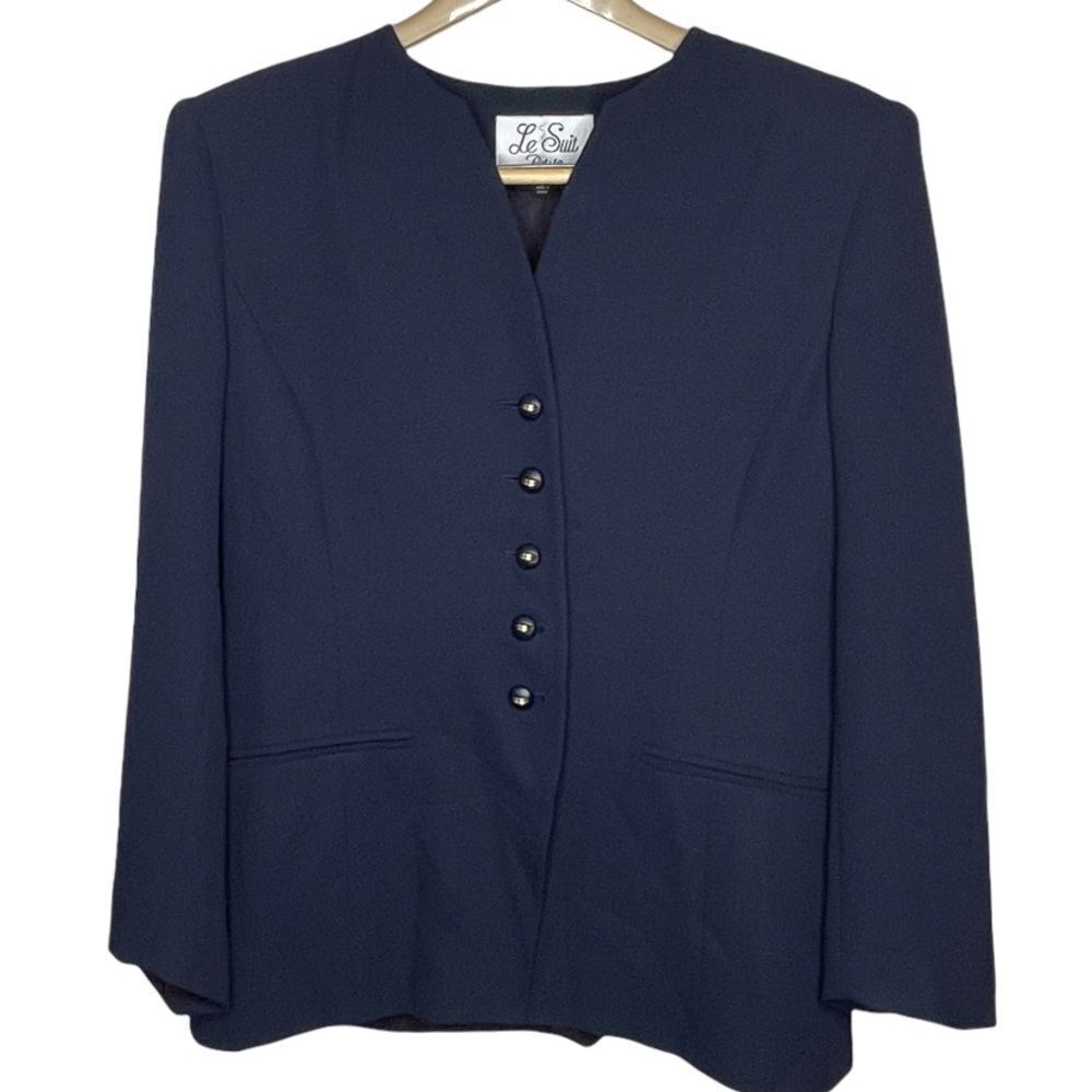Vintage Le Suit Petite Suit Jacket
